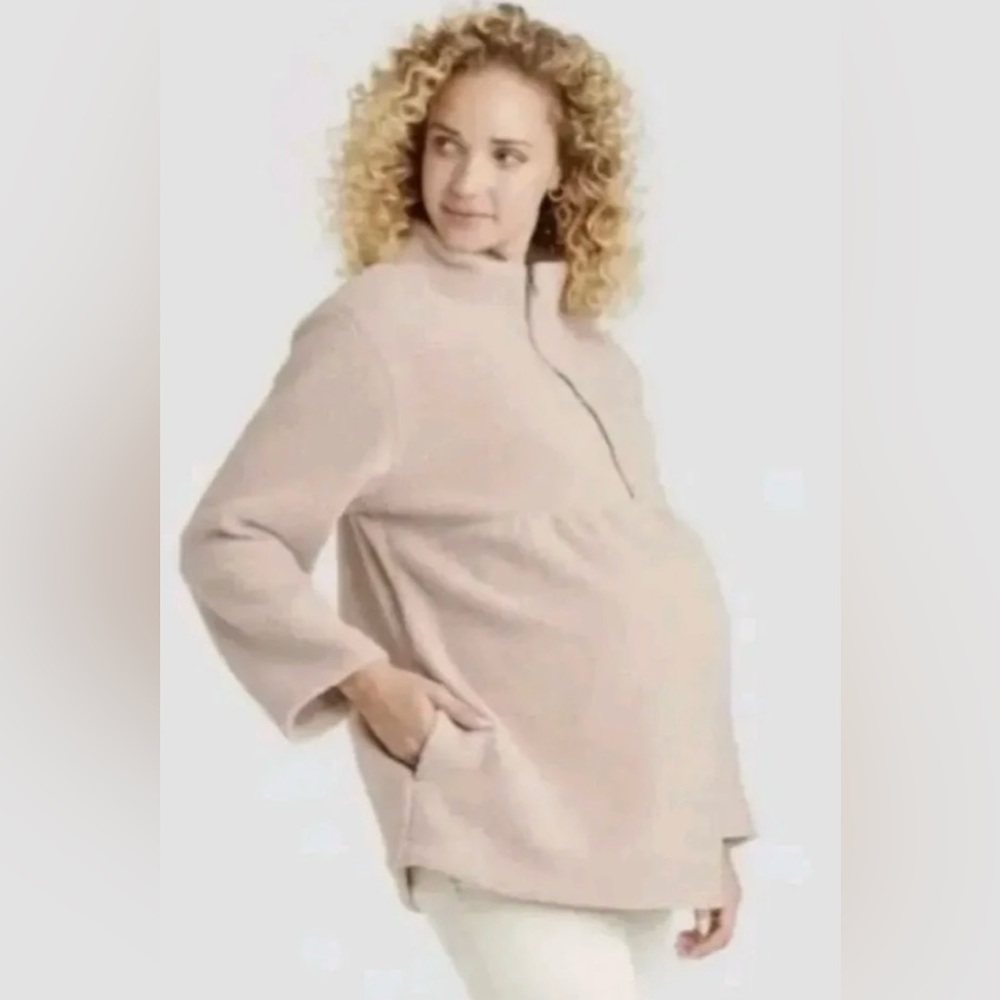 Sherpa maternity jacket